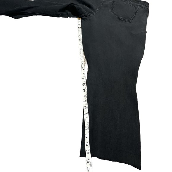TORRID Black Denim Jeans Size 20T Barely Boot ***Serged Hem Altered Length - Picture 10 of 15
